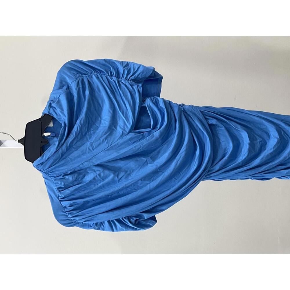 AMANDA UPRICHARD EVIANNA DRESS mini in blue - Picture 4 of 7